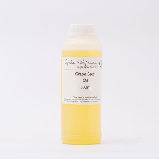 Grape seed oil 500ml oyile buy online  https://oyile.co.za/products/grape-seed-oil?variant=40830144708806